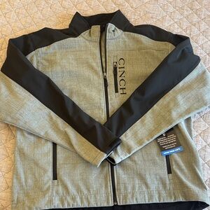 Cinch Men's Black and Light Gray Performance Jacket
